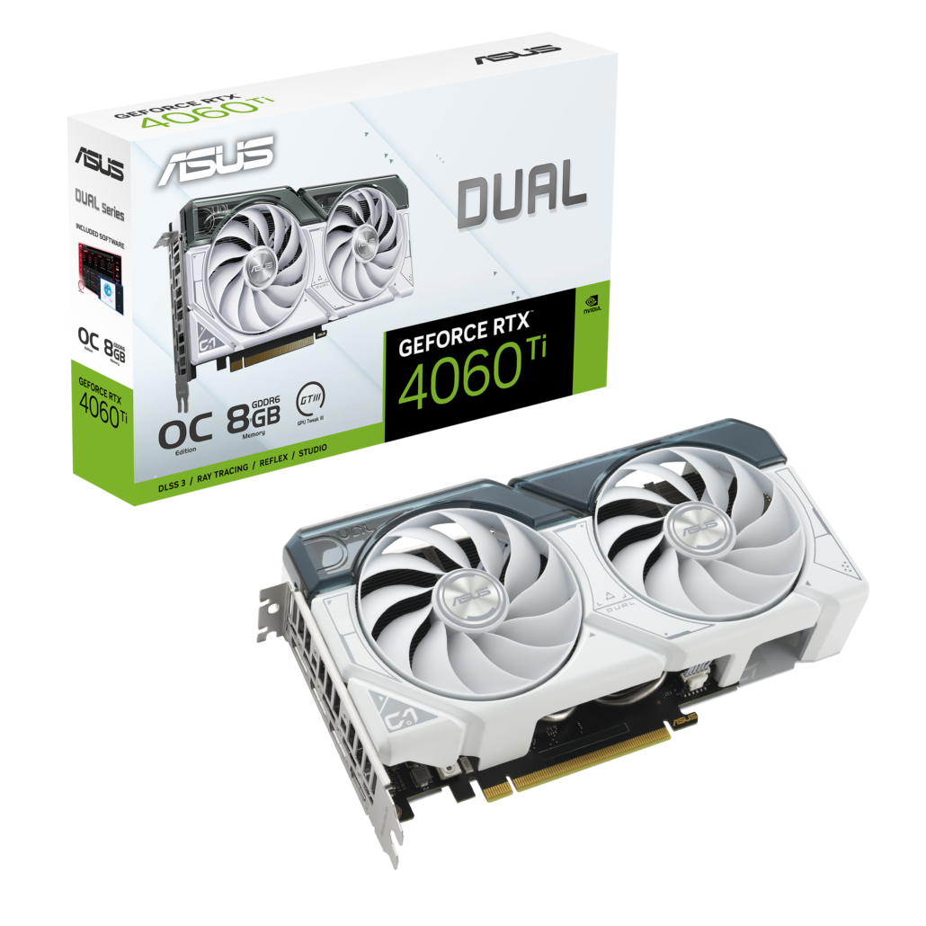 Asus Nvidia GeForce 4060TI Overclocked White