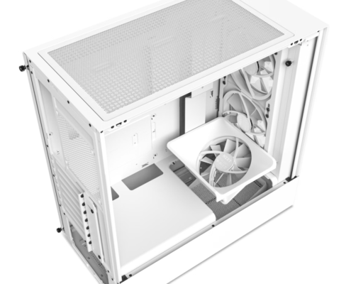 Nova 5 White Gaming PC Top View